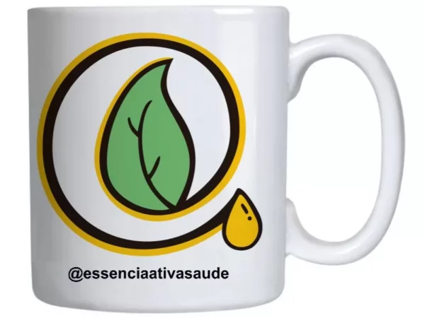 Caneca em Porcelana – Árvore da Vida - @essenciaativa